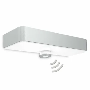 Store Applique murale LED XSolar SOL-O S, argent, capteur Éclairage Extérieur Professionnel