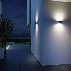 Best Sale L 840 SC Applique d'extérieur à détecteur, argenté Éclairage Extérieur Professionnel