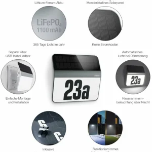 Fashion LH-N numéro de maison lumineux LED Éclairage Extérieur Professionnel