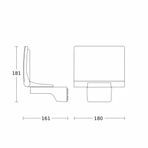 Clearance XLED Home 2 spot d’extérieur en graphite Éclairage Extérieur Professionnel