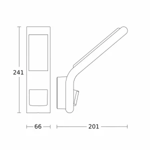 Discount XLED slim S applique extérieur anthracite Éclairage Extérieur Professionnel