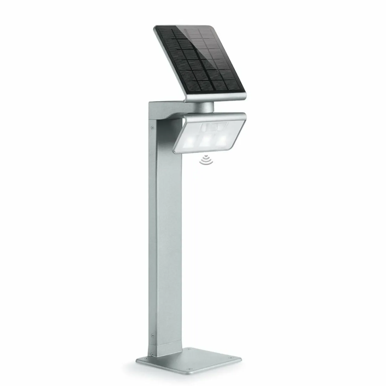 steinel_xsolar_stand_lampe_solaire_led_argente_0.webp Sale XSolar Stand lampe solaire LED argentée Éclairage Extérieur Professionnel