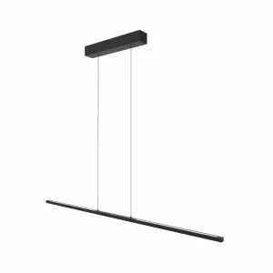 Store Suspension LED Bande, 155 cm up/down, noir, CCT, variateur d'intensité Éclairage De Bureau