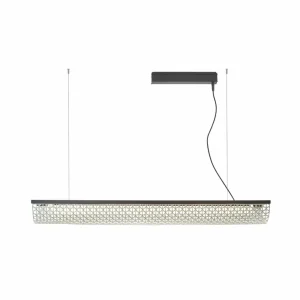 Discount Suspension LED Nans Balis S/140, marron/beige, 140 cm Éclairage Extérieur Professionnel