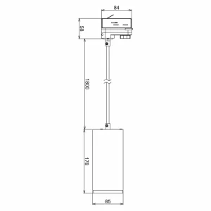 Best Sale Suspension LED Lucea 3-Phases 20W blanc Éclairage De Magasins