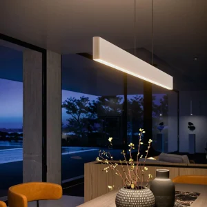 Store Suspension LED Satori, longueur 114,4 cm, blanc, 2.700 K, aluminium Éclairage De Bureau