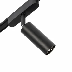 Store Système de lampes sur rail 48V Lumaro,spots,9 lampes.noir,13,1cm,intensité Éclairage De Bureau
